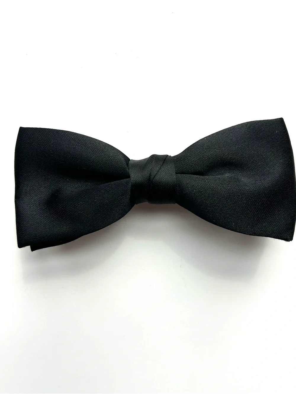 ORMOND Classic Black Men's Pre-Tied Bow Tie
